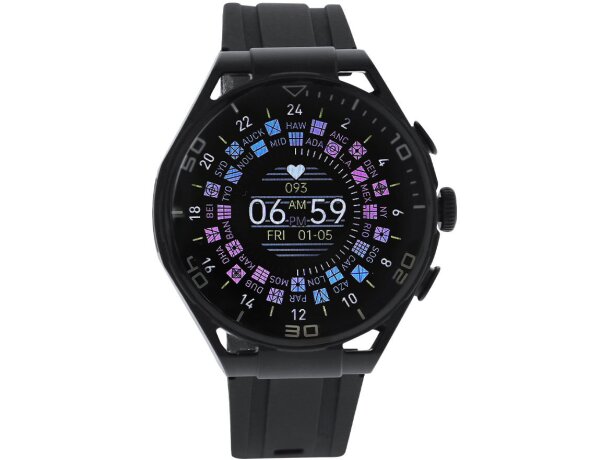 Reloj inteligente Klemen con auriculares y monitor deportivo detalle 4