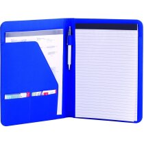 Carpeta fabricada en poliester con bloc personalizada