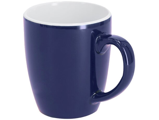 Taza cerámica Firanon 350ml con acabado brillante bicolor detalle 1
