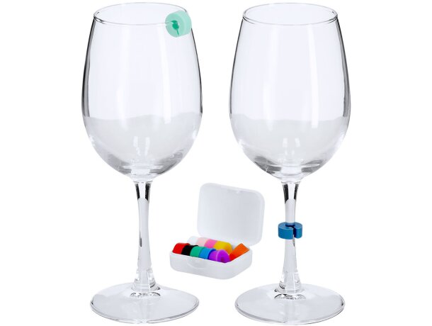 Identificador de copas Emelya en silicona flexible detalle 4