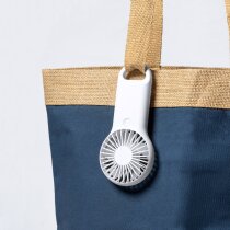 Ventilador portátil con mosquetón Dayane blanco