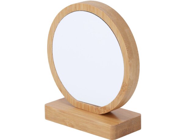 Placa sublimación bambú Farnes con imán detalle 2