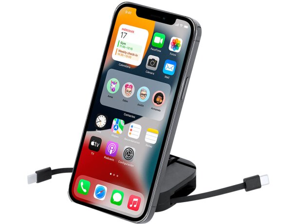 Cable cargador soporte magnético Witan USB-C retráctil detalle 4
