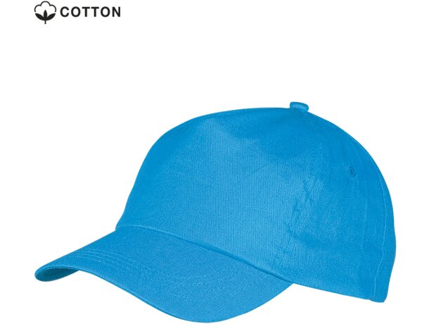 Gorra Sport básica en algodón con 5 paneles barata