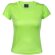 Camiseta deportiva transpirable para mujer 135 gr Verde claro
