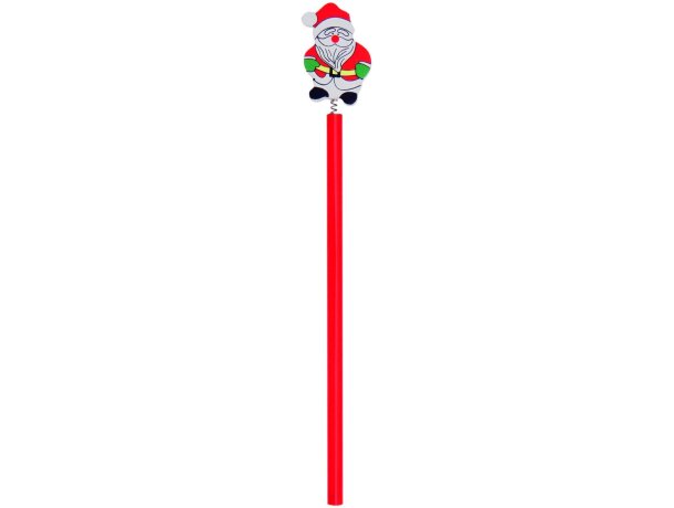 Lápiz de madera navideño