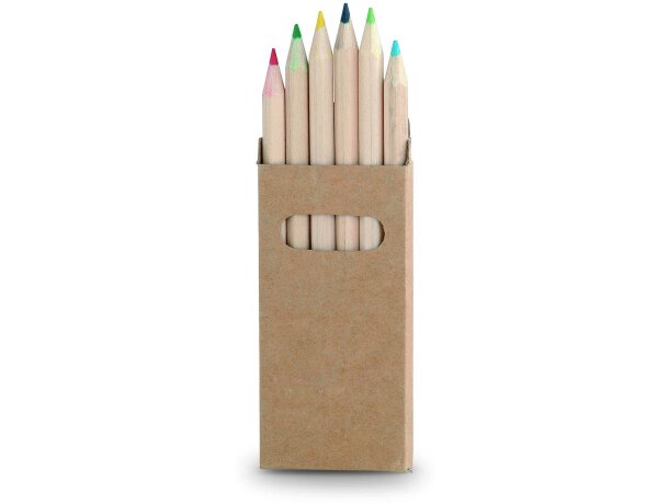 Caja personalizado de lápices de madera de colores