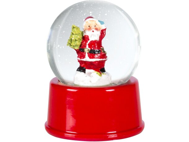Bola de nieve de papa Noel personalizada