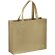 Bolsa de la compra non woven laminado personalizada marron