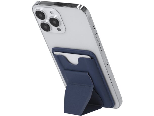 Tarjetero soporte magnético Stellar con PU reciclado detalle 4