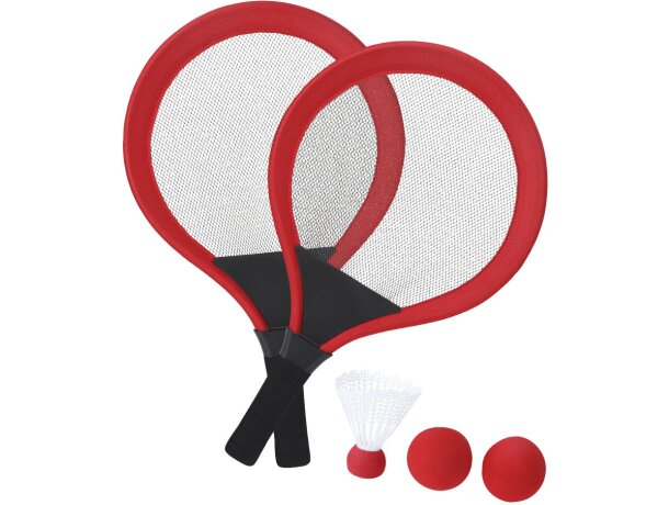 Set juegos Babic con raquetas y pelotas para playa y parque detalle 1