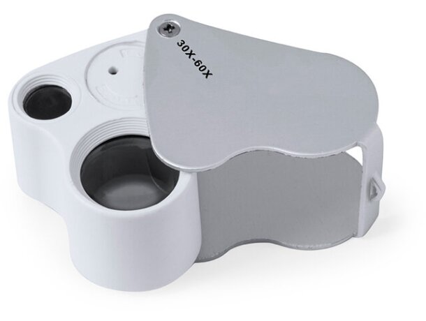 Lupa plegable Keyan con doble aumento 30x 60x y led integrado detalle 5