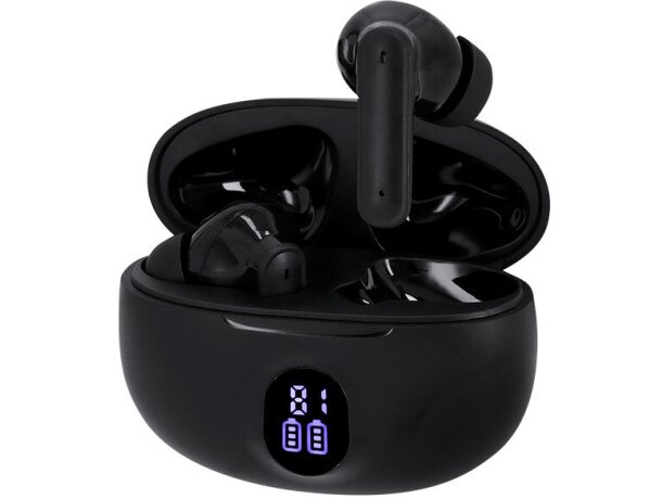 Auriculares inalámbricos Bluetooth Ticlon con base magnética detalle 2