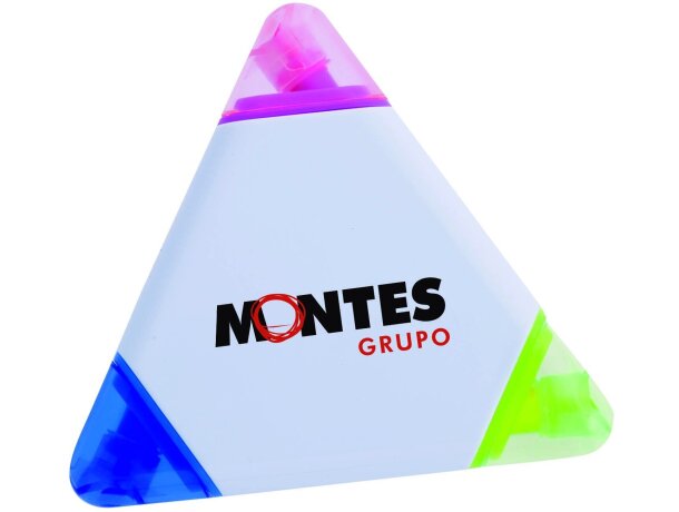 Marcador con tres colores personalizado