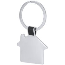 Llavero metálico Nyrella con forma de casa