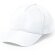 Gorra de poliester de 5 paneles blanco