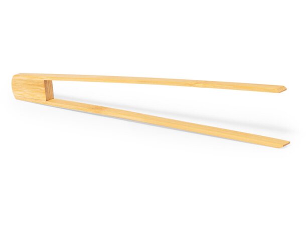 Pinza para cocinar de bambú para alimentos detalle 3