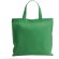 Bolsa cuadrada de no tejido verde