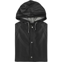 Impermeable de PVC adulto negro barato