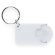 Llavero para moneda estilo clasio zabax blanco