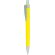 Bolígrafo con clip en diseño elegante amarillo