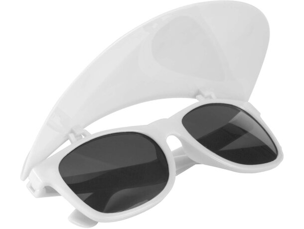 Gafas de sol con visera blanca personalizado