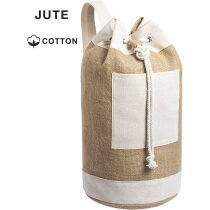 Petate Lopso yute bicolor argollas ajustables