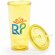 Vaso Trinox 750 ml transparente con tapa rosca y pajita colores detalle 1