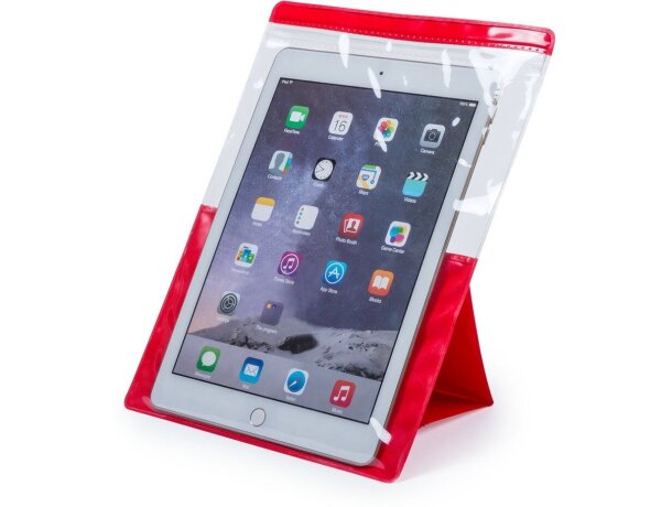 Portatodo Tuzar de pvc ideal para tablet personalizado rojo