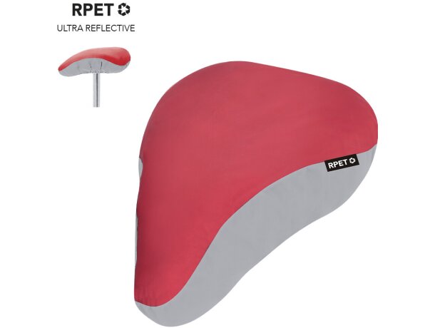 Funda sillín Kierden reflectante de poliéster reciclado detalle 1