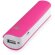 bateria externa con led y cable personalizada fucsia