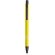 Bolígrafo con pulsador y dos aros en plata amarillo