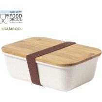 Fiambrera Thadan bambú natural y PP sin BPA