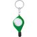 Llavero colores con moneda carro personalizado verde
