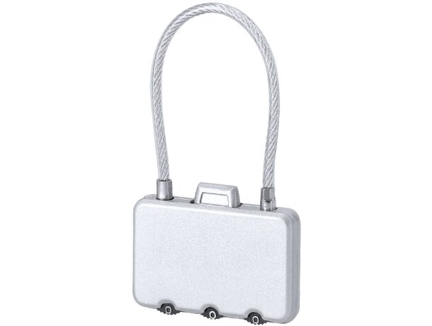 Candado de seguridad Konix con cable de acero y combinación detalle 2
