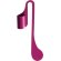Marca paginas de aluminio fucsia personalizada
