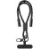 Cable cargador soporte Euclab con pulsera ajustable RPET Negro