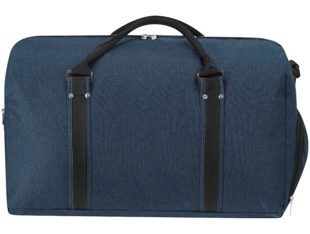 Bolso de viaje Gleor en poliéster reciclado RPET con tres compartimentos detalle 4