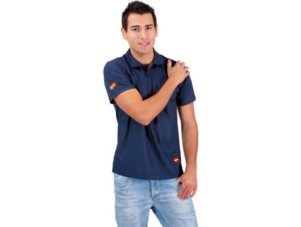 Polo Tecnic Bandera técnico unisex detalles bandera