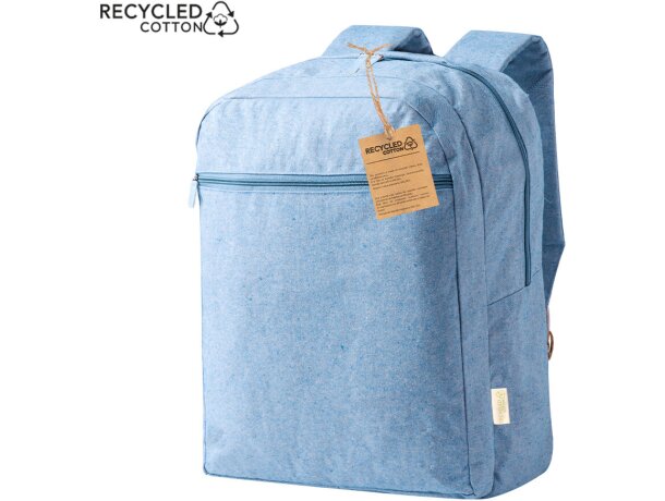 Mochila para niños personalizada para portátil algodón reciclado Bigail detalle 1