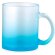 Taza de cristal acabado mate 350ml Osaka Azul