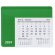 Alfombrilla Rendux con calendario verde