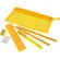 Estuche con 7 piezas para dibujar personalizado amarillo