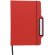 Bloc notas Cruas con soporte smartphone y bolígrafo eterno Rojo