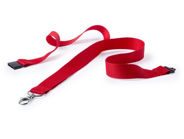 Lanyard Kappin personalizado rojo