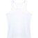 Camiseta técnica sin mangas unisex 135 gr blanca