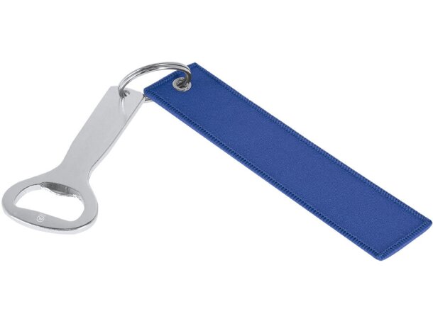 Llavero abridor Kudot aluminio reciclado con costuras a juego detalle 2