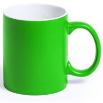 Taza Lousa cerámica 350ml bicolor interior blanco