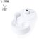 Auriculares Bekery bluetooth con base de carga y piedra natural detalle 1