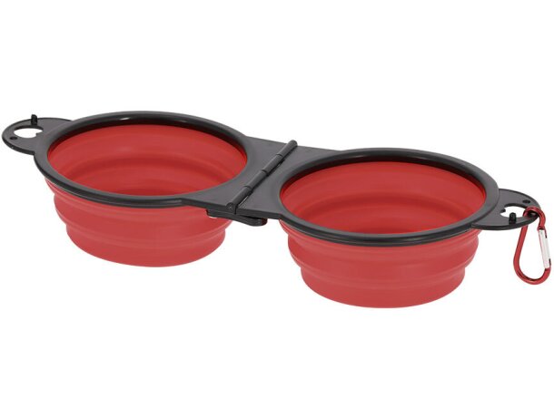 Bowl plegable Malking con mosquetón para mascotas detalle 2